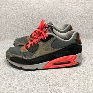 Nike Air Max 90 Premium Pink Safari Mens 700155-006 Size 10 PreOwned